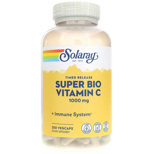Solaray Super Bio Vitamin C Timed Release 250 Veg Capsules