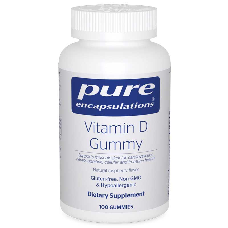 Pure Encapsulations Vitamin D Gummy 100 Gummies