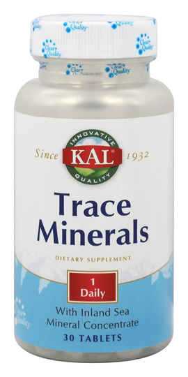 Kal - Trace Minerals - 30 Tablets