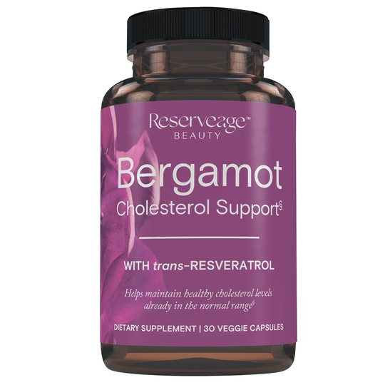 Reserveage Nutrition - Bergamot Cholesterol Support with Resveratrol - 30 Vegetarian Capsules