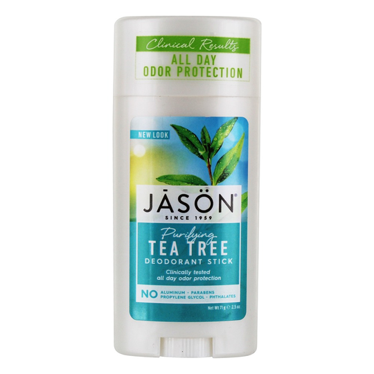 JASON Natural Products - Clinically Tested Purifying Deodorant Stick Tea Tree - 2.5 oz.