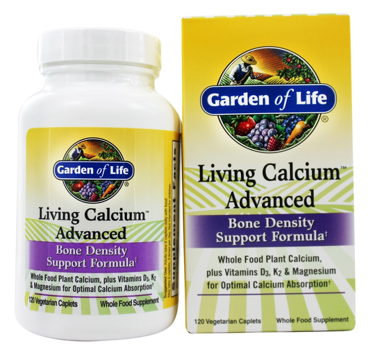 Garden of Life - Living Calcium Advanced Bone Density - 120 Caplets