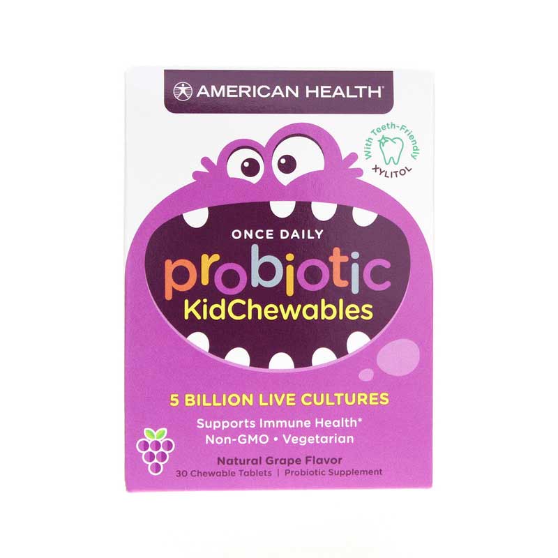 American Health Probiotic KidChewables 5 Billion CFU 30 Chewable Tablets
