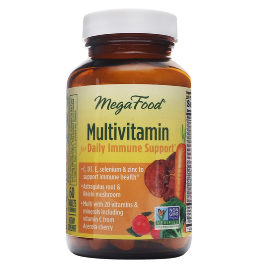MegaFood - Multivitamin for Daily Immune Support - 60 Tablets