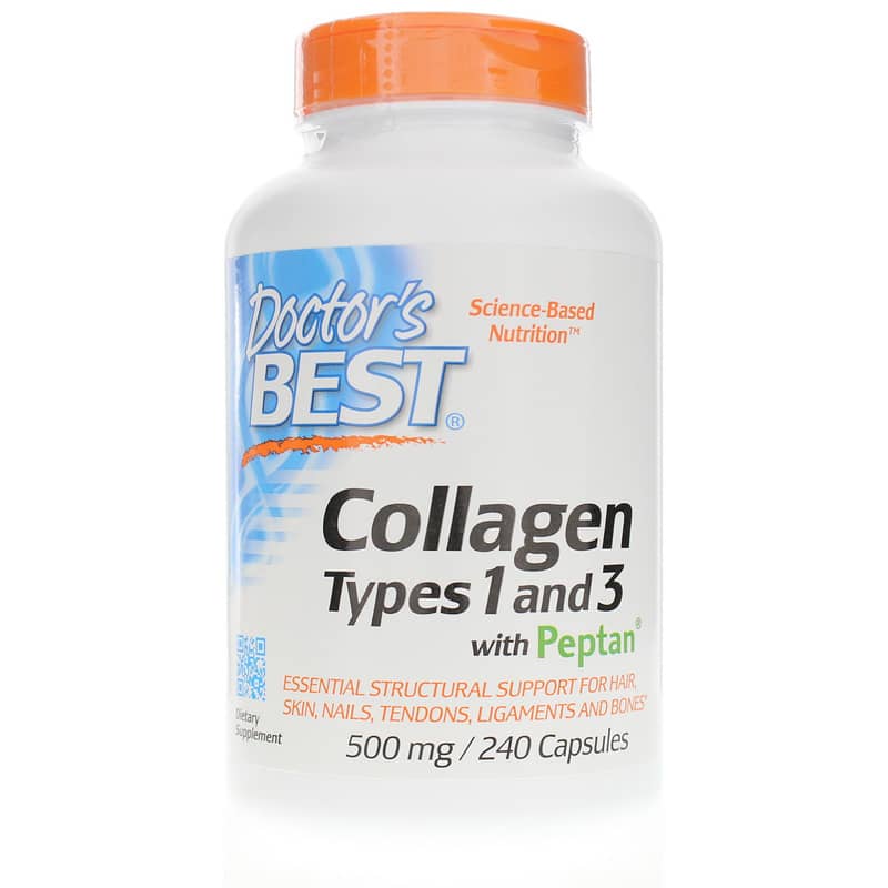 Doctors Best Collagen Types 1 & 3 500 Mg 240 Capsules