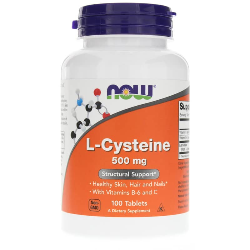 NOW Foods L-Cysteine 500 Mg 100 Tablets
