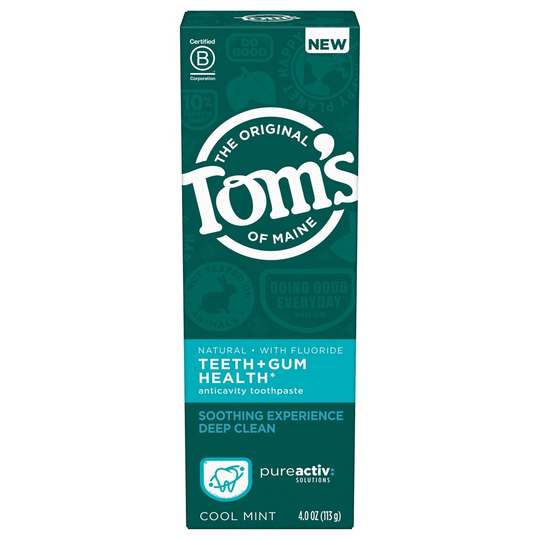 Tom's of Maine - Anticavity Toothpaste with Fluoride Cool Mint - 4 oz.