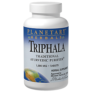 Triphala - Traditional Ayurvedic Purifier - 1,000 MG (180 Tablets)