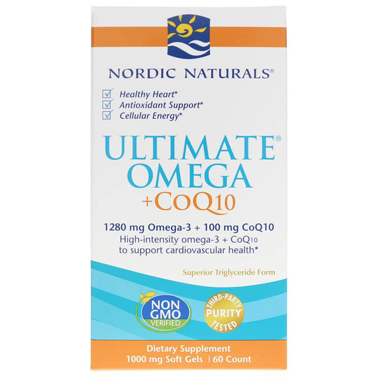 Nordic Naturals Ultimate Omega + CoQ10 60 Softgels
