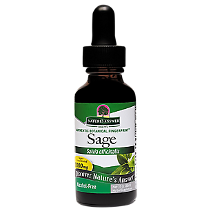 Sage Leaf - Super Concentrated & Alcohol Free - 1,000 MG Per Serving (1 fl oz)