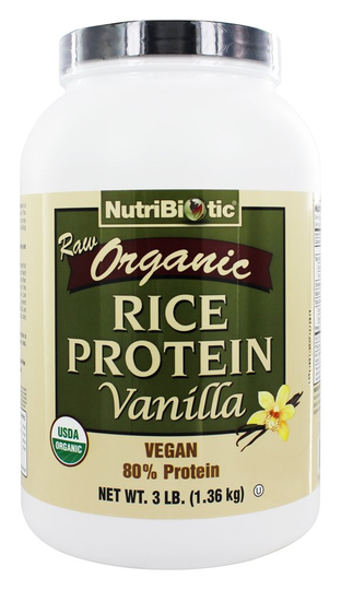 Nutribiotic - Organic Vegan Rice Protein Vanilla Flavor - 3 lbs.