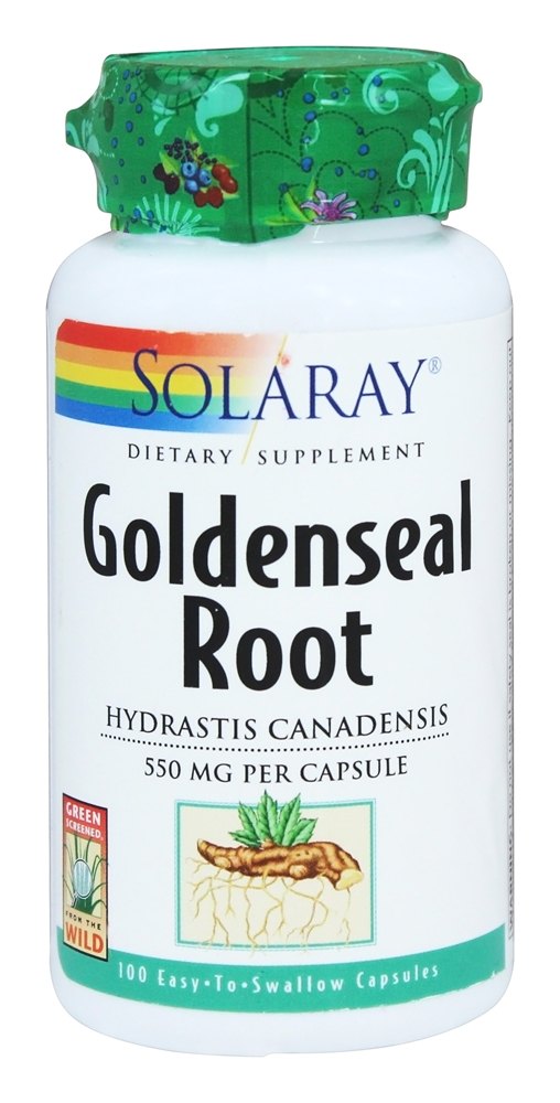 Solaray - Goldenseal Root 550 mg. - 100 Capsules