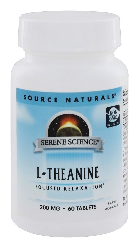 Source Naturals - L-Theanine 200 mg. - 60 Tablet(s)