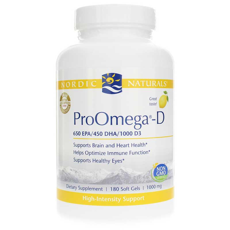 Nordic Naturals ProOmega-D 180 Softgels