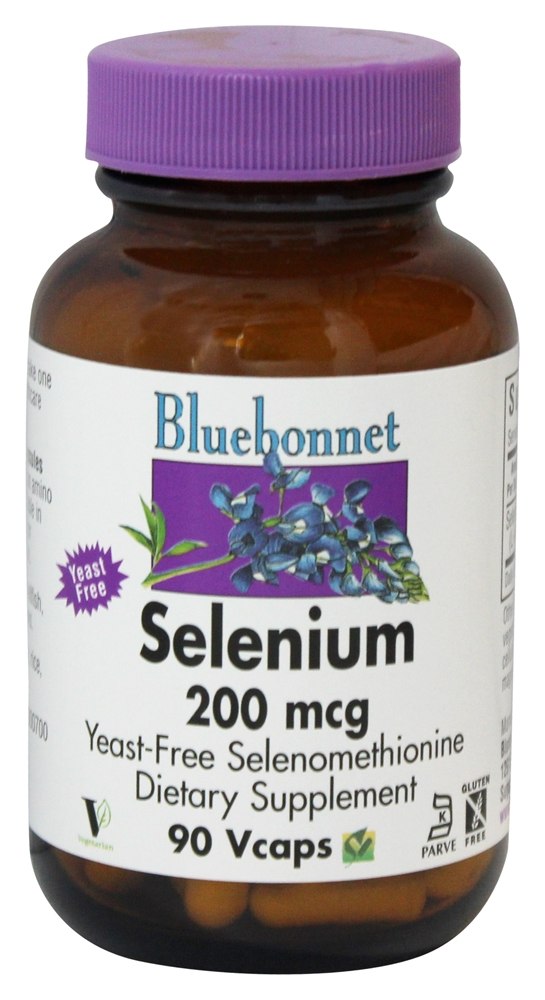 Bluebonnet Nutrition - Selenium Yeast-Free Selenomethionine 200 mcg. - 90 Vegetarian Capsules