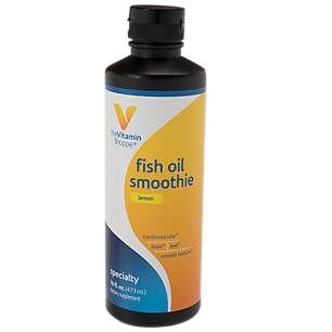 Fish Oil Smoothie - Cardiovascular, Brain & Eye Support - Lemon (16 Fluid Ounces)