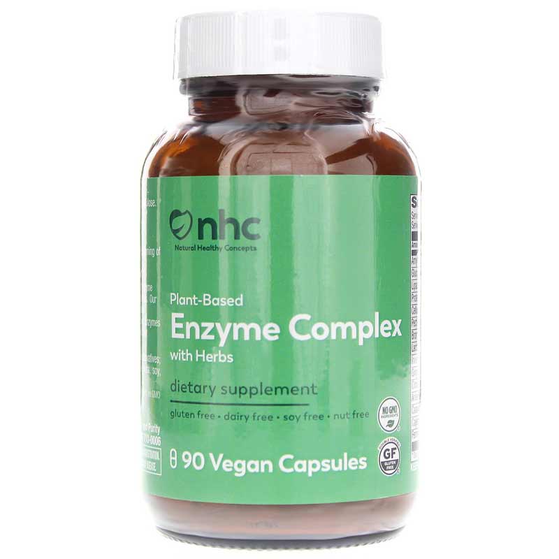 Natural Healthy Concepts Enzyme Complex Plant-Based 90 Veg Capsules