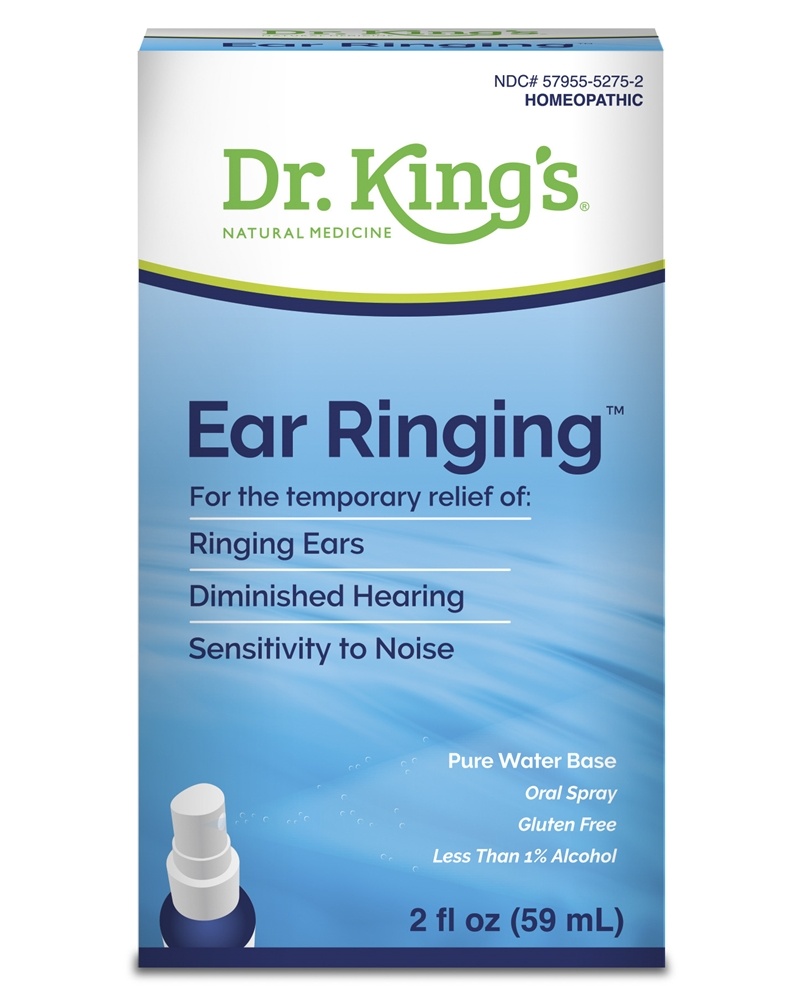 King Bio - Ear Ringing Oral Spray Homeopathic Natural Medicine - 2 fl. oz.