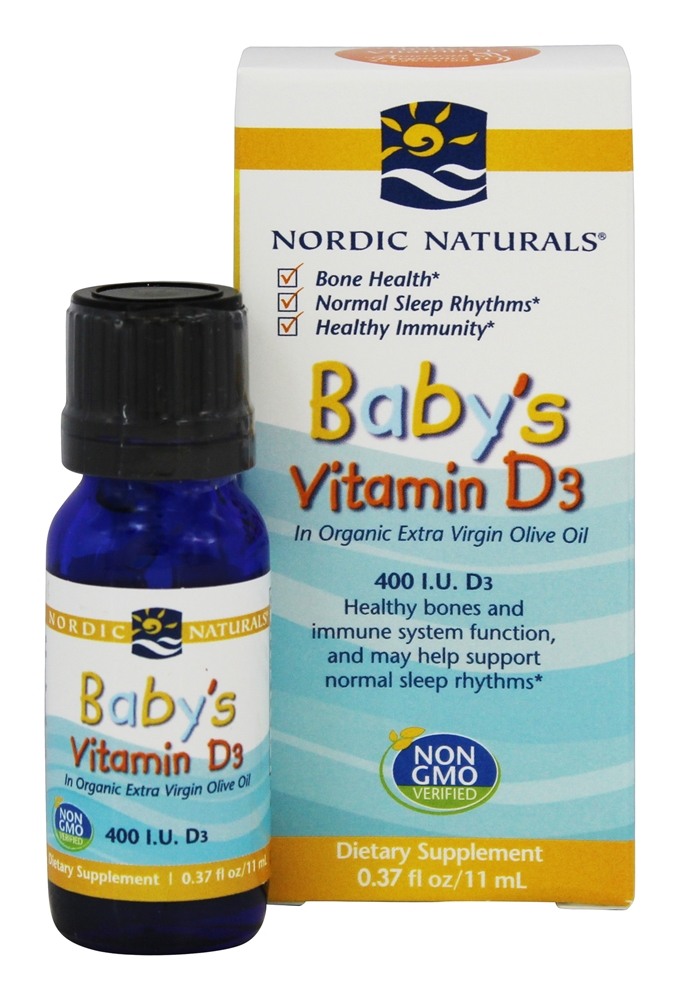 Nordic Naturals - Baby's Vitamin D3 400 IU - 0.37 fl. oz.