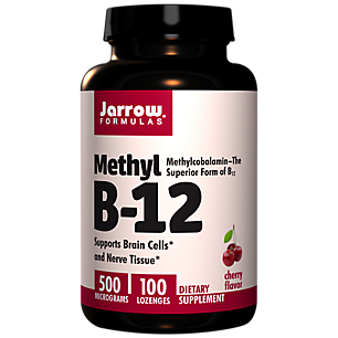 Methyl Vitamin B12 - 500 MCG - Cherry (100 Lozenges)