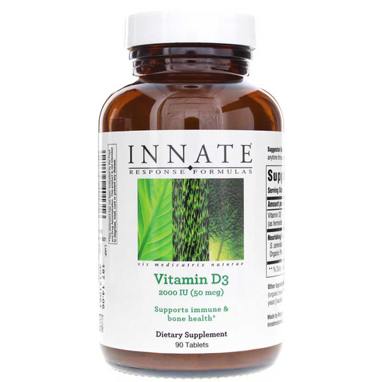 Innate Response Vitamin D3 2000 IU (50 Mcg), 90 Tablets