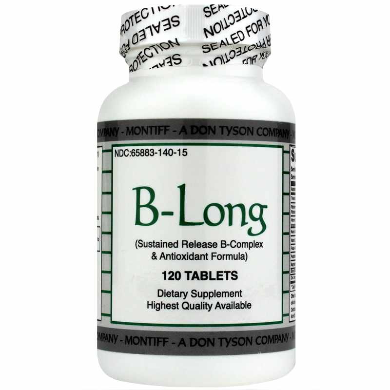 Montiff B-Long Sustained Release B-Complex 120 Tablets