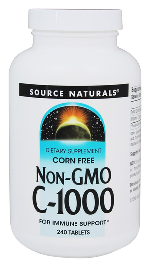 Source Naturals - Non-GMO C-1000 - 240 Tablets