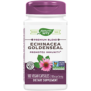 Echinacea with Goldenseal Root - Immune Support - 900 MG Per Serving (100 Capsules)