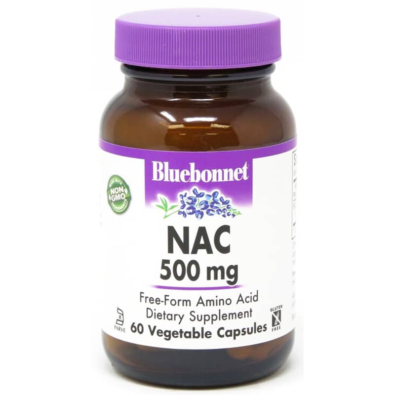 Bluebonnet NAC 500 Mg 60 Veg Capsules