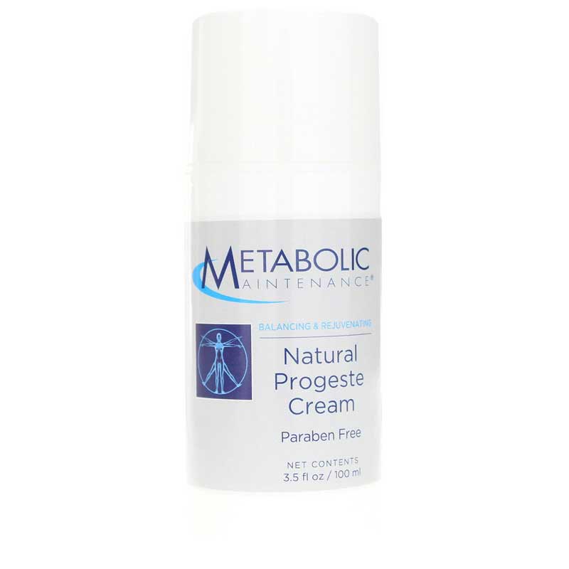 Metabolic Maintenance Progeste Cream Natural Paraben Free 3.5 Oz