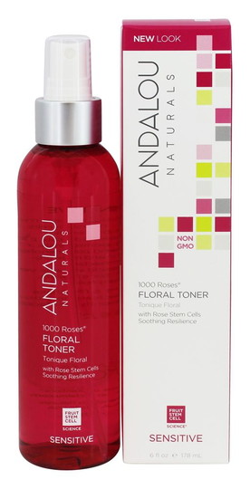 Andalou Naturals - 1000 Roses Floral Toner with Rose Stem Cells - 6 fl. oz.