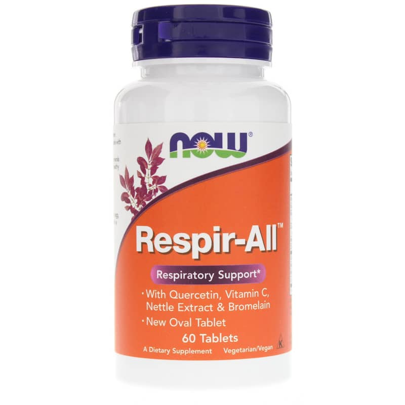 NOW Foods Respir-All 60 Tablets