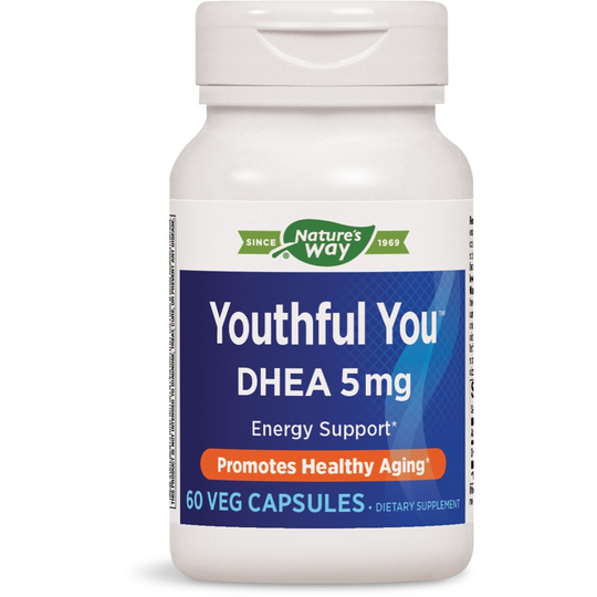 Nature's Way - Youthful You DHEA 5 mg. - 60 Vegetarian Capsules