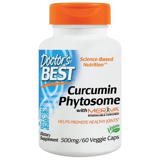 Doctor's Best - Curcumin Phytosome with Meriva 500 mg. - 60 Vegetarian Capsules
