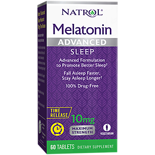 Advanced Sleep Melatonin Maximum Strength - Controlled Release - 10 MG (60 Tablets)