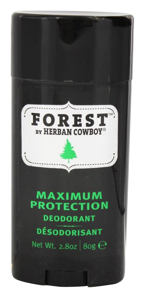 Herban Cowboy - Natural Grooming Deodorant Stick Maximum Protection Forest - 2.8 oz.