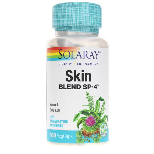 Solaray Skin Blend Sp-4 100 Veg Capsules