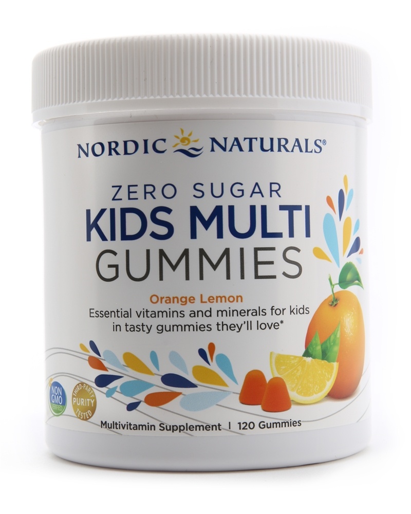 Nordic Naturals - Zero Sugar Kids Multi Gummies Orange Lemon - 120 Gummies