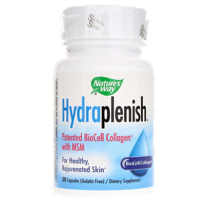Natures Way Hydraplenish BioCell Collagen & MSM 30 Capsules
