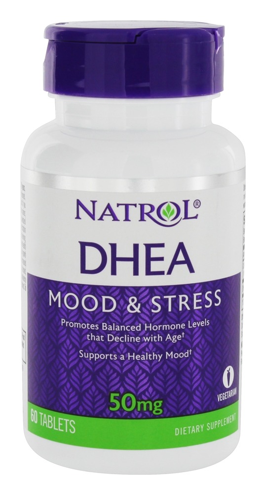 Natrol - DHEA Mood & Stress Support 50 mg. - 60 Tablets