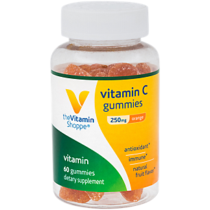 Vitamin C Gummies - Natural Orange Flavor - 250 MG (60 Gummies)