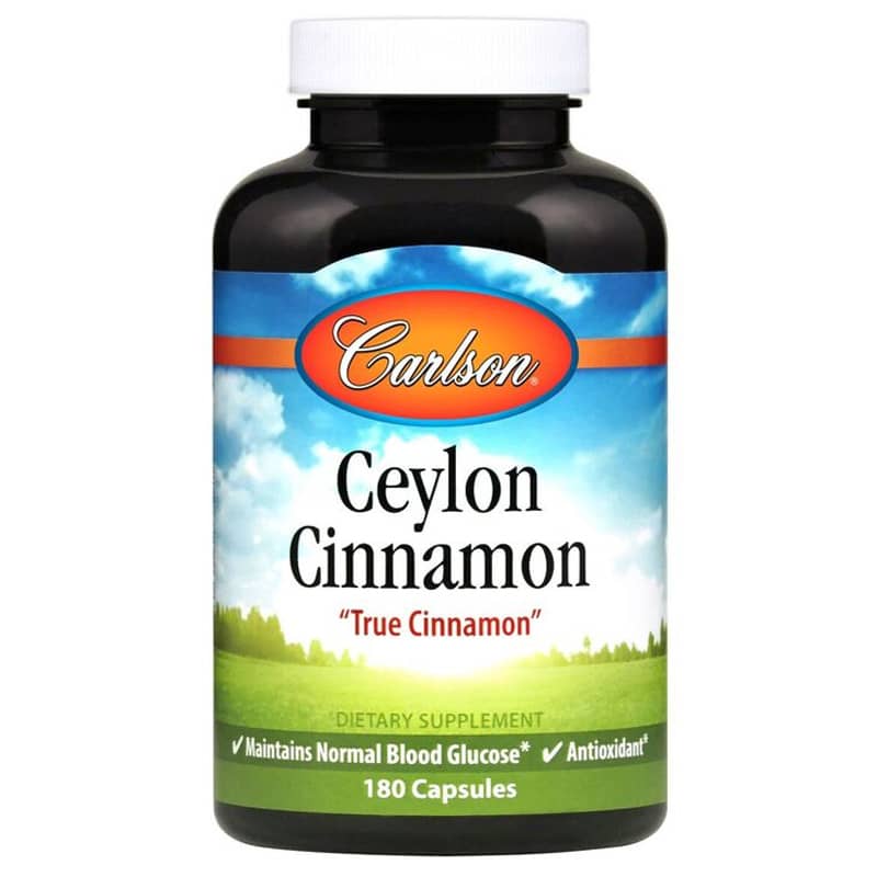 Carlson Labs Ceylon Cinnamon Capsules 180 Capsules
