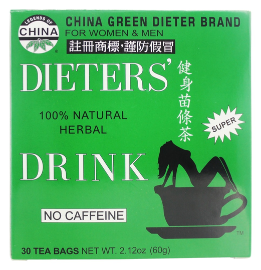 Uncle Lee's Tea - Dieter's Drink Herbal Tea 100 Natural No Caffeine - 30 Tea Bags
