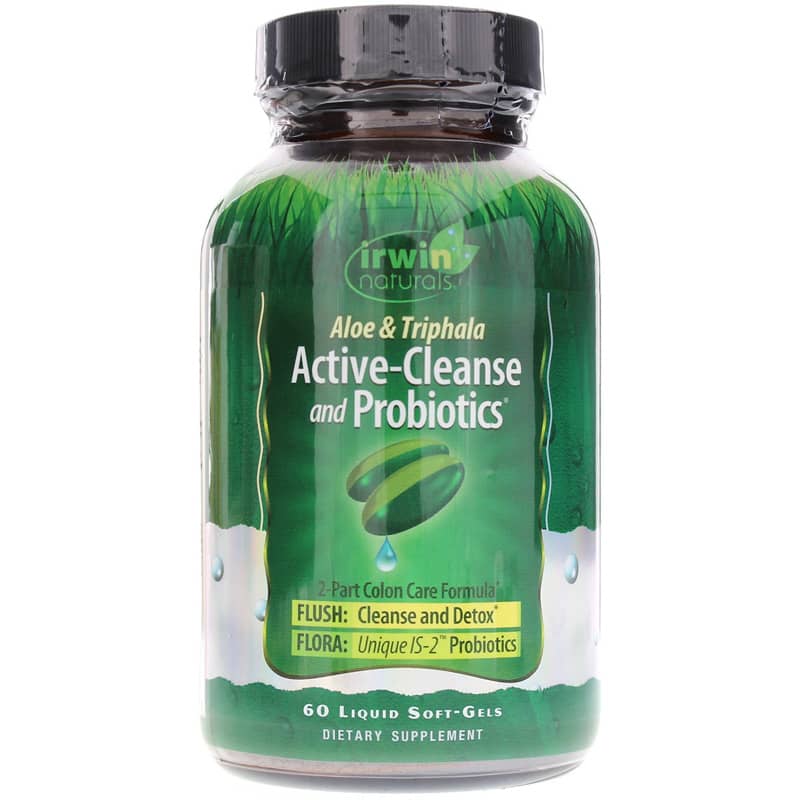 Irwin Naturals Active Cleanse and Probiotics 60 Liquid Softgels