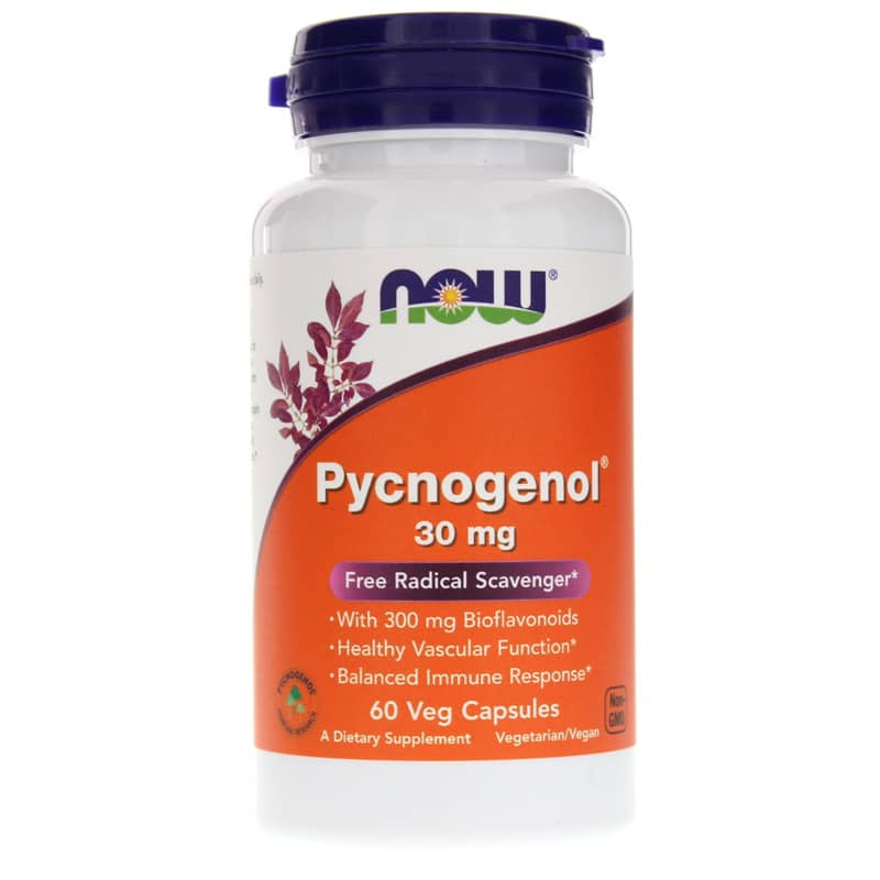 NOW Foods Pycnogenol 30 Mg 60 Veg Capsules