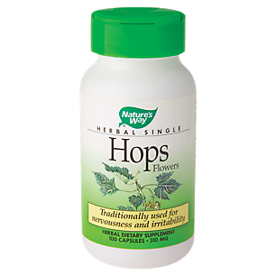 Hops Flowers - Traditionally Used for Nervousness and Irritability - 310 MG (100 Capsules)