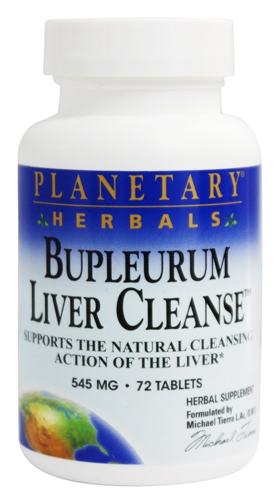 Planetary Herbals - Bupleurum Liver Cleanse 545 mg. - 72 Tablets