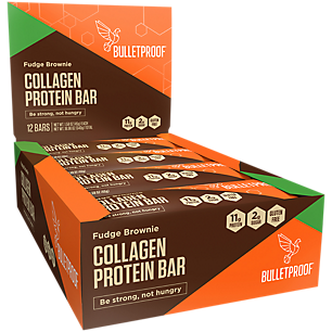 Collagen Protein Bar - Fudge Brownie (12 Bars)
