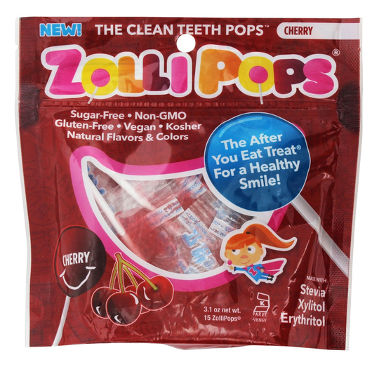 Zollipops - Clean Teeth Lollipops Cherry - 15 Piece(s)