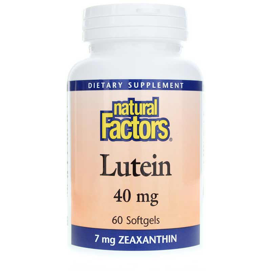 Natural Factors Lutein 40 Mg 60 Softgels